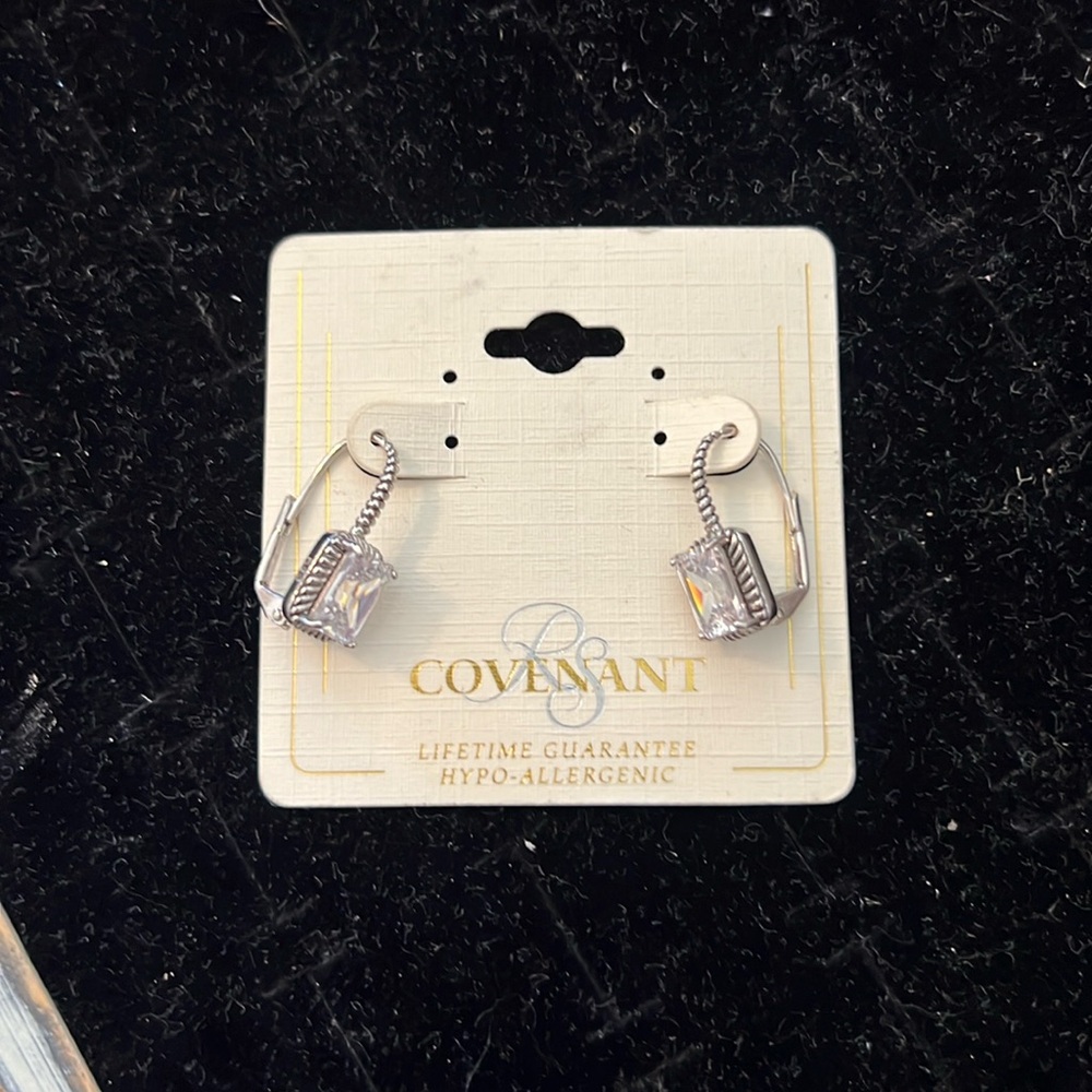 Covenant cubic zirconia earrings